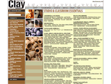 Tablet Screenshot of continentalclay.com